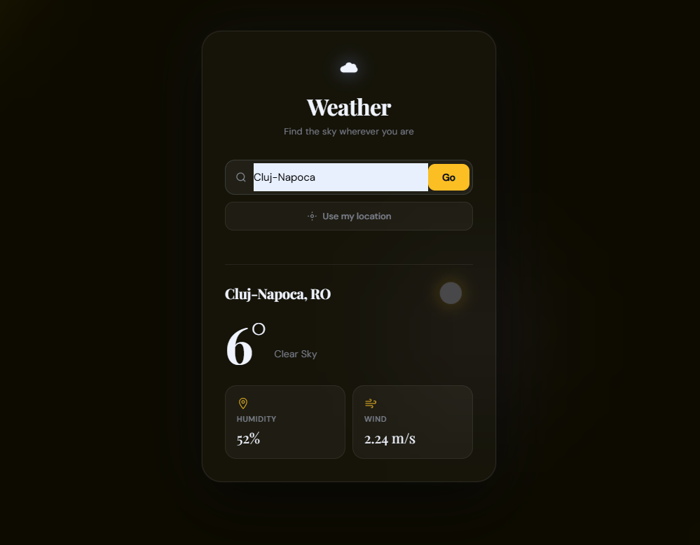 Weather-App project preview